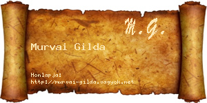 Murvai Gilda névjegykártya